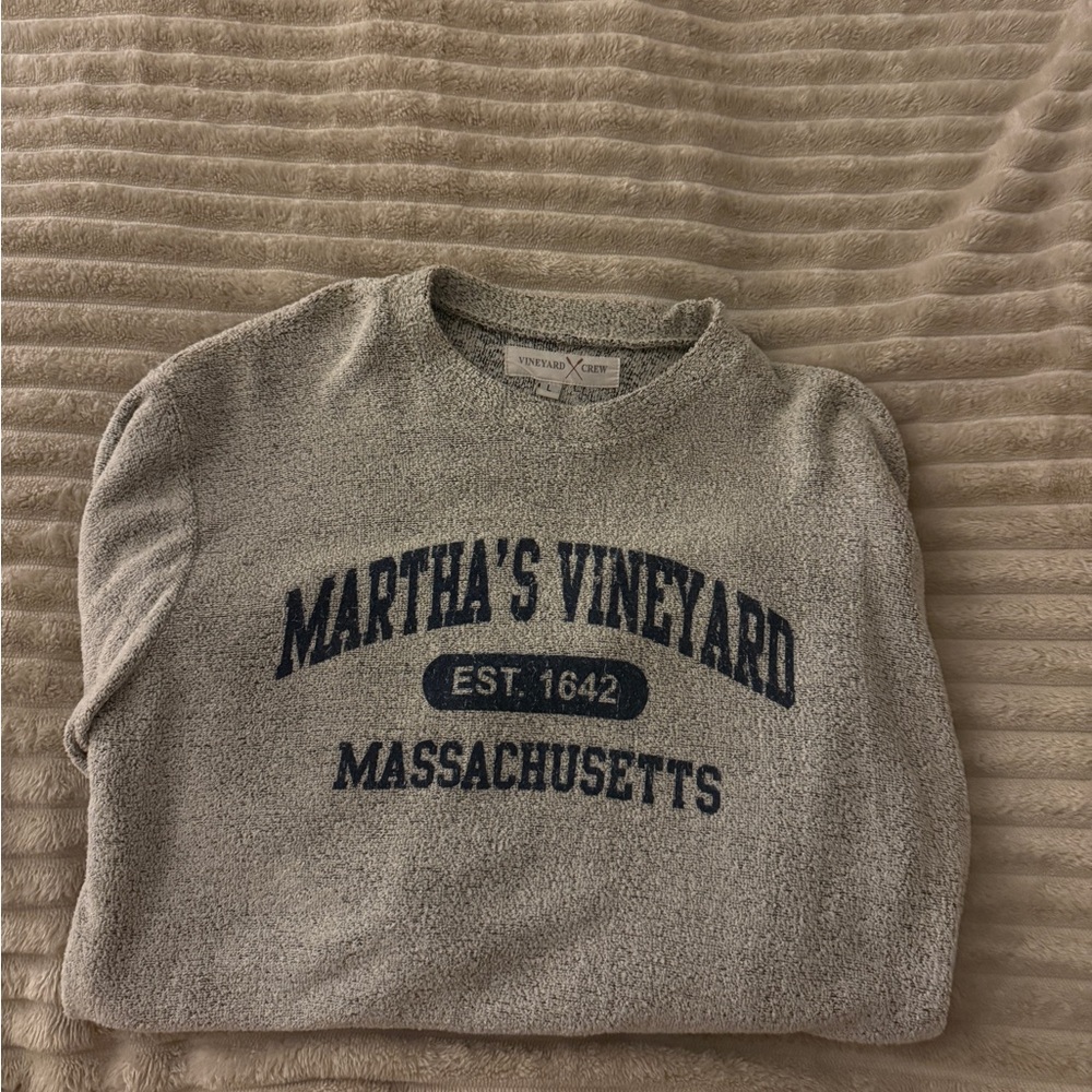 Martha's Vineyard Gray Sweater
